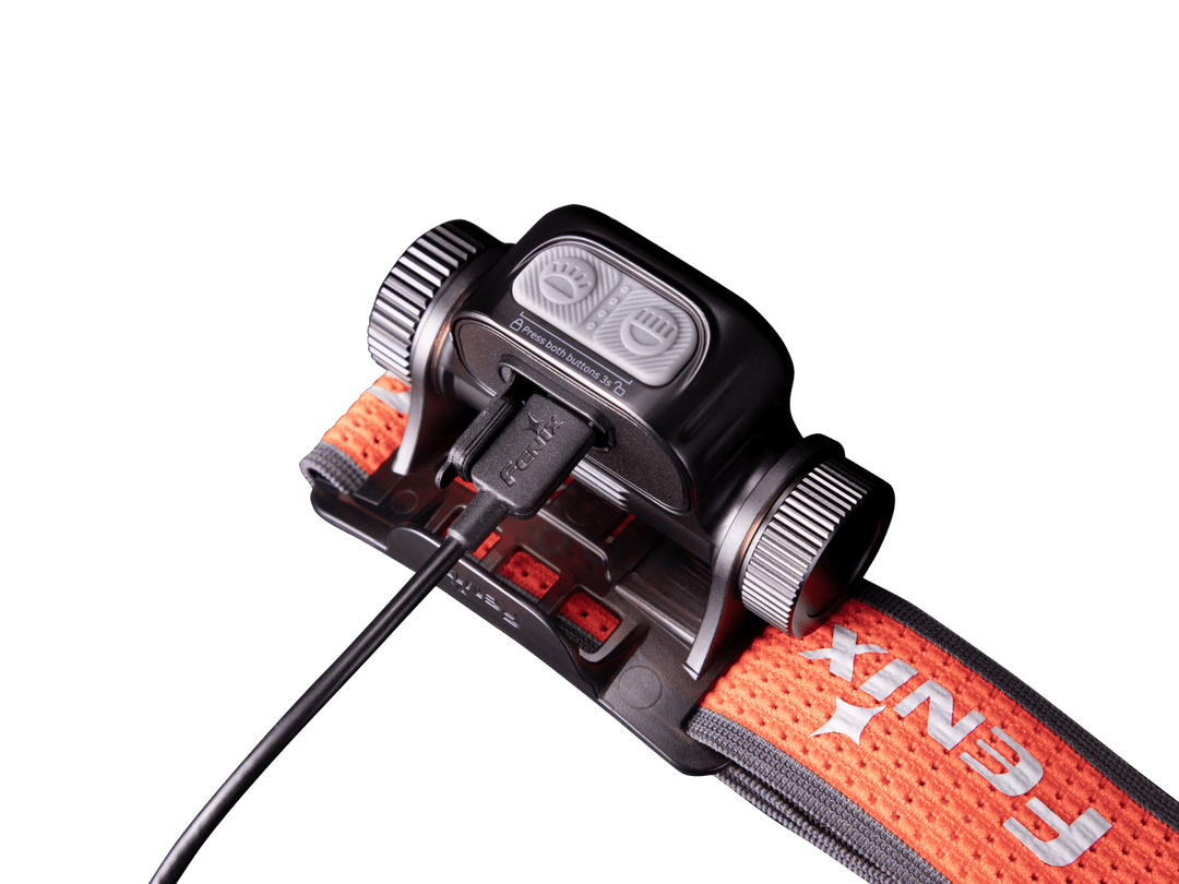Fenix HM65R-T V2 Rechargeable Lightweight Trail Running Headlamp - Purple - OPEN BOX - Fenix Store