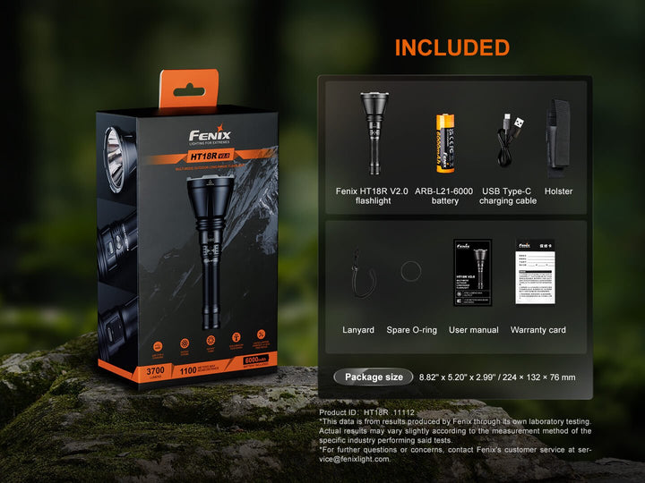 Fenix HT18R V2 Long-Range Hunting Flashlight - Fenix Store