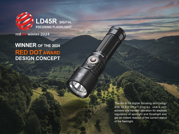 Fenix LD45R Digital Focus Rechargeable LED Flashlight - OPEN BOX - Fenix Store