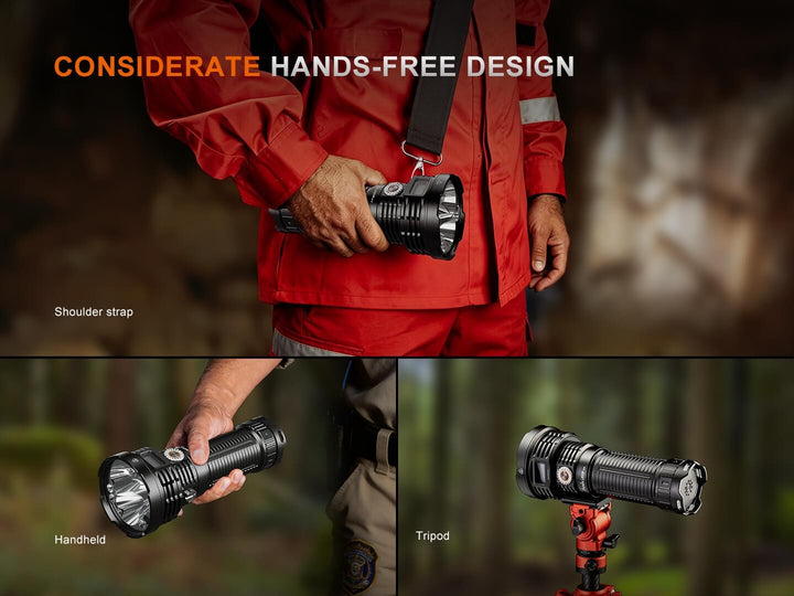 Fenix LR50R V2 White, Red, UV Flashlight - OPEN BOX - Fenix Store