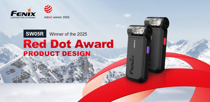Fenix SW05R Multipurpose Clip-On Light with Red or UV Output - OPEN BOX - Fenix Store