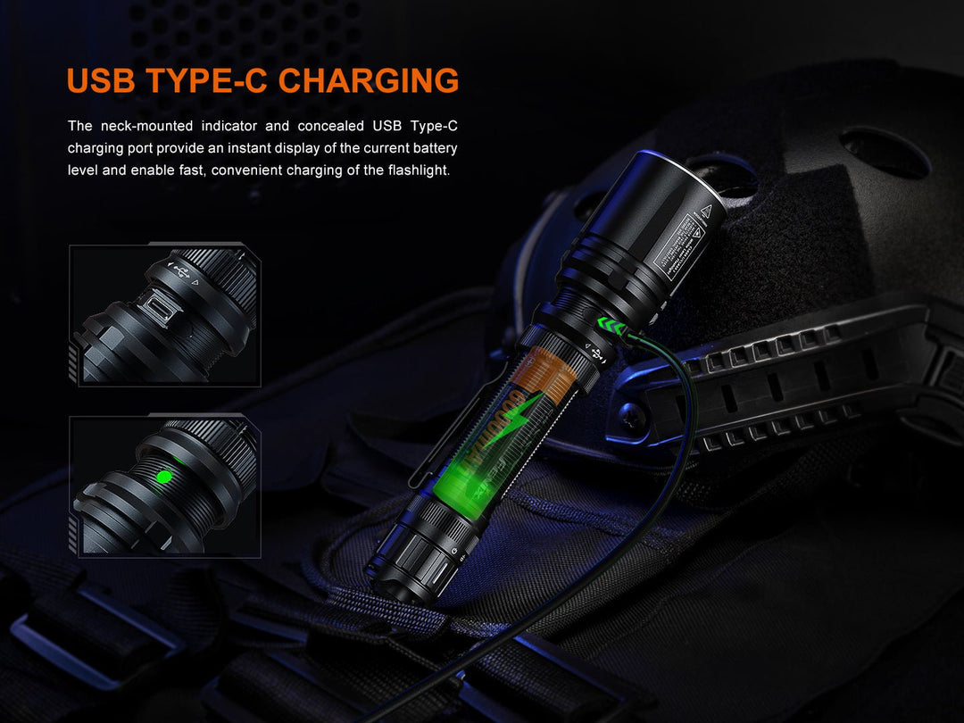 Fenix TK30R Tactical White Laser Rechargeable Flashlight - OPEN BOX - Fenix Store