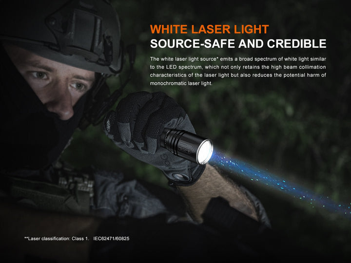 Fenix TK30R Tactical White Laser Rechargeable Flashlight - OPEN BOX - Fenix Store