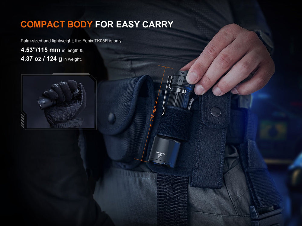 The Compactical Bundle - TK05 Compact Tactical Flashlight & T6 Tactical Pen (blue) - Fenix Store