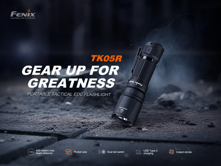 The Compactical Bundle - TK05 Compact Tactical Flashlight & T6 Tactical Pen (blue) - Fenix Store