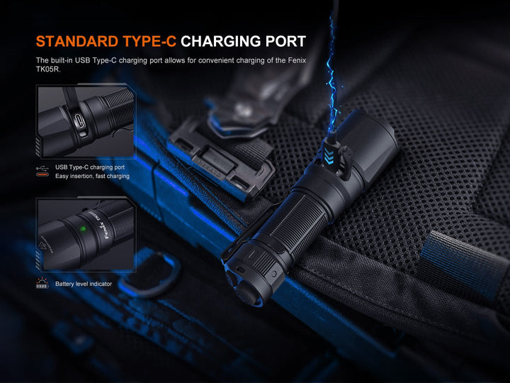 The Compactical Bundle - TK05 Compact Tactical Flashlight & T6 Tactical Pen (blue) - Fenix Store