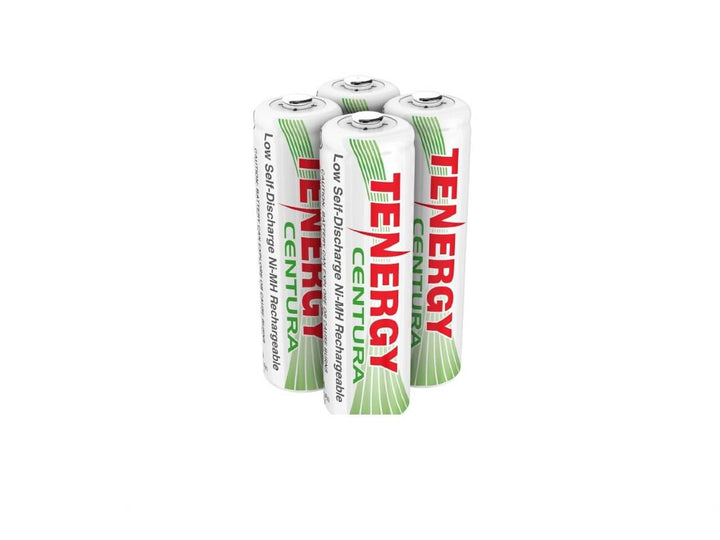 Tenergy AA Centura NiMH Rechargeable Battery - 4 Pack - Fenix Store