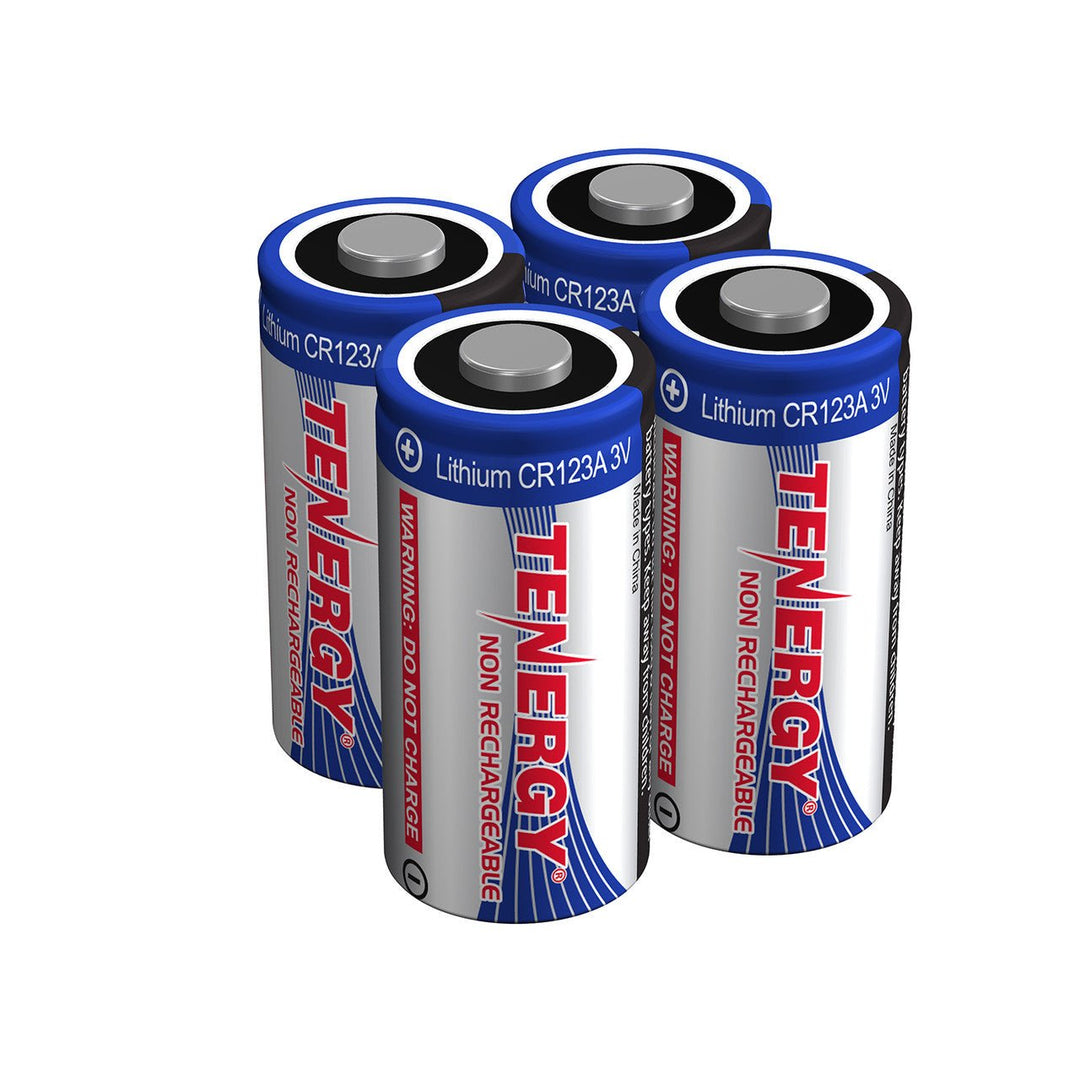 Tenergy Propel CR123A 3v Lithium Battery - 4 Pack - Fenix Store