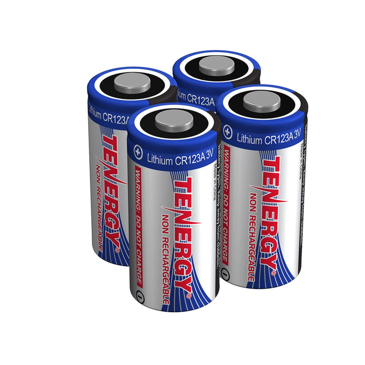 Tenergy Propel CR123A 3v Lithium Battery - 4 Pack - Fenix Store
