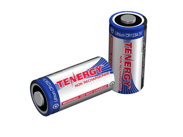 Tenergy CR123A Lithium Propel Battery - 2 Pack - Fenix Store