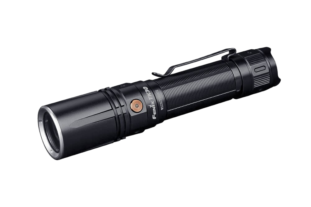 fenix fd30 focusing flashlight LD30R Rechargeable Inspector Outlet A Class 1 laser stimulates a fluorescent crystal to create a broad spectrum white light Fenix FD30 focussable LED torch