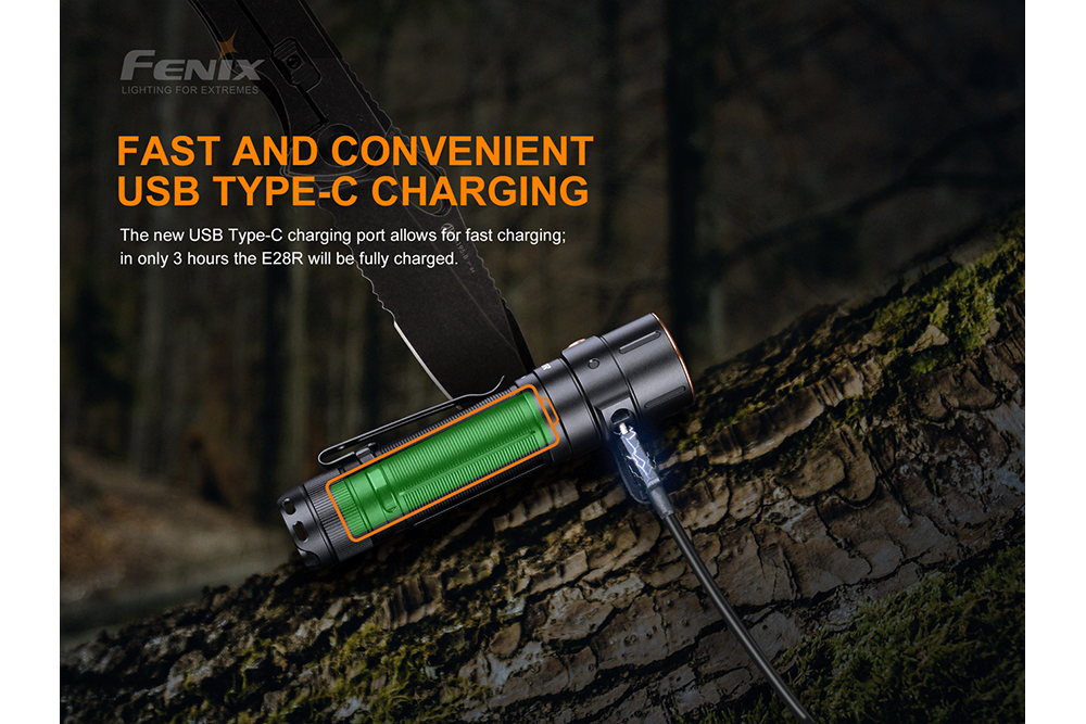 Fenix E28R Rechargeable 18650 EDC Flashlight