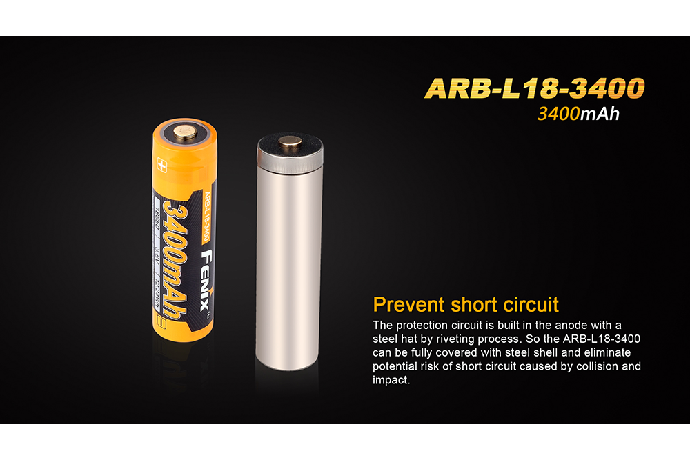 Fenix ARB-L18-3400 Rechargeable 18650 Battery