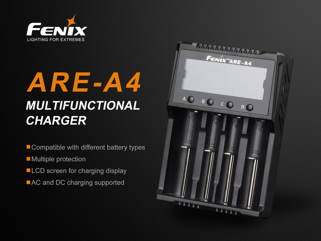 Chargeur Accus FENIX ARE-A4