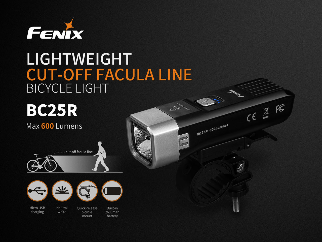 Fenix BC25R LED Bike Light – Fenix Store