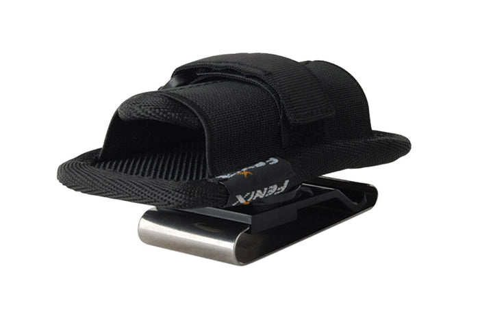 Fenix AB02 Belt Clip Holster as viewed from the top