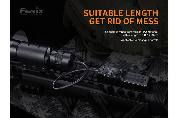 Fenix AER-03 V2 tactical remote pressure switch attached to a weapon