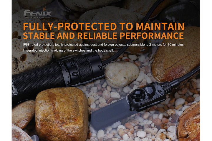 Fenix AER-03 V2 tactical remote pressure switch under water