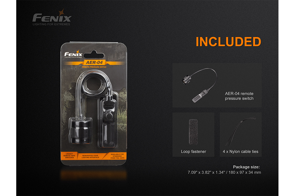 Fenix AER-04 Tactical Remote Switch in packaging
