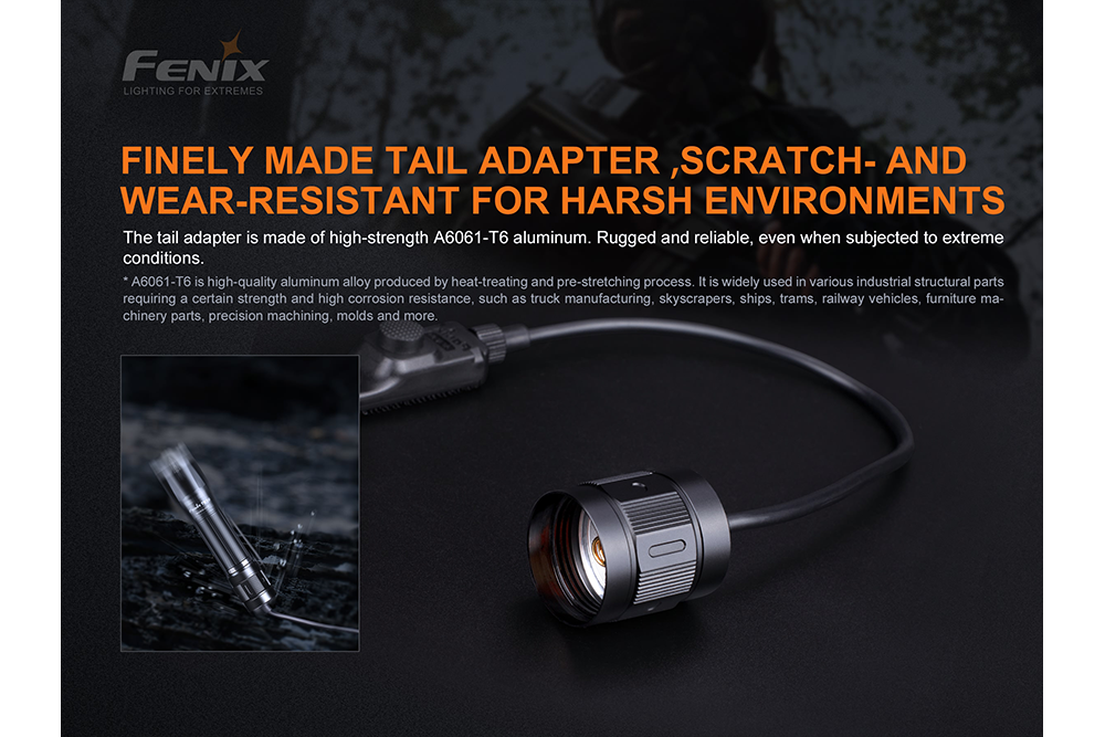 fenix 5 flashlight momwntary pressure Fenix AER-05 Remote Pressure Switch For APF Flashlights