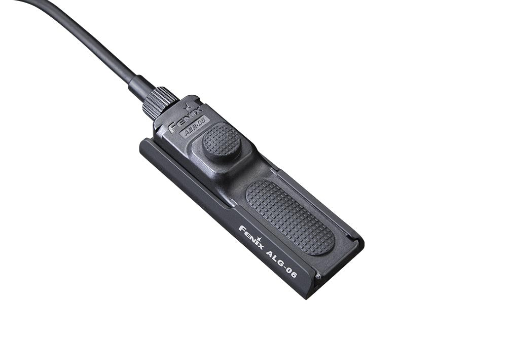 Fenix ALG-06 Remote M-Lok Rail Mount attached to a remote switch