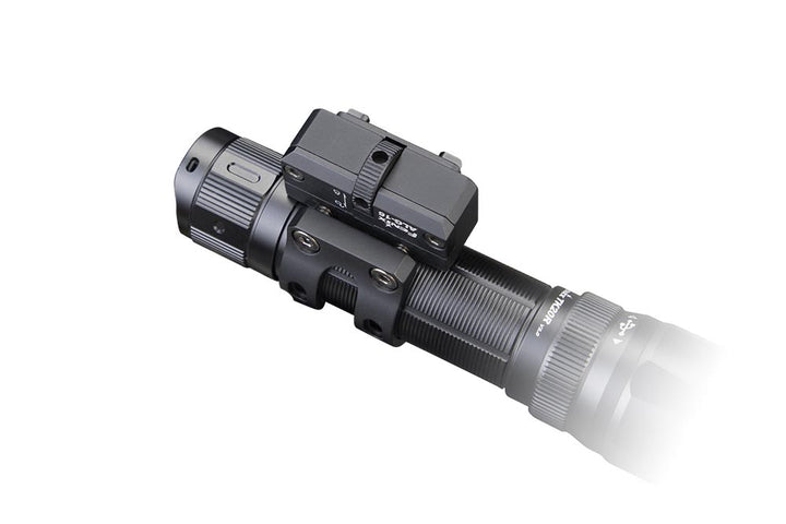 Fenix ALG-16 M-Lok Rail Mount attached to flashlight