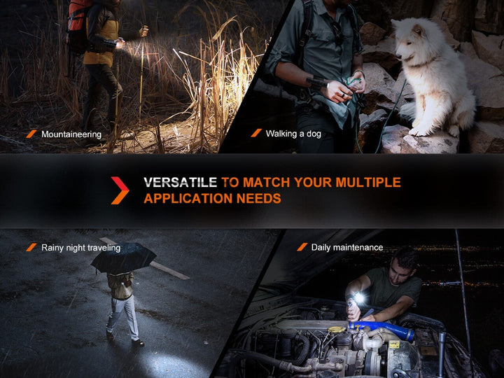 Fenix ALW-01 Wrist Flashlight Holster used in a variety of scenarios