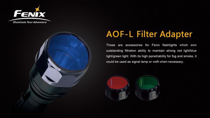 Fenix AOF-L Filter Adapter - Blue – Fenix Store