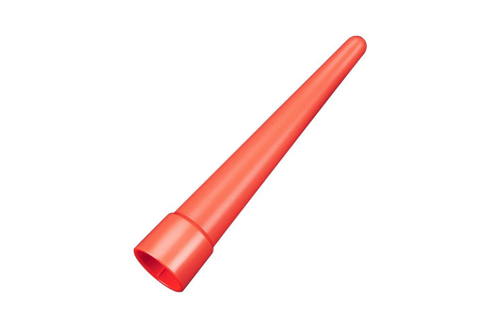 A red Fenix AOT-S+ Traffic Wand flashlight accessory on a white background.