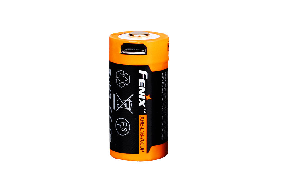Fenix ARB-L16-700UP USB Rechargeable 16340 Battery – Fenix Store