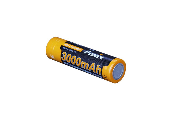 Fenix ARB-L18-3000P rechargeable battery as viewed from the bottom