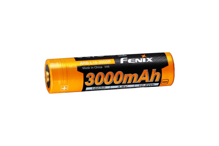 Fenix ARB-L18-3000P rechargeable battery as viewed from the side
