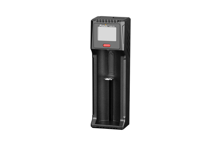 Fenix ARE-D1 battery charger as viewed from the front