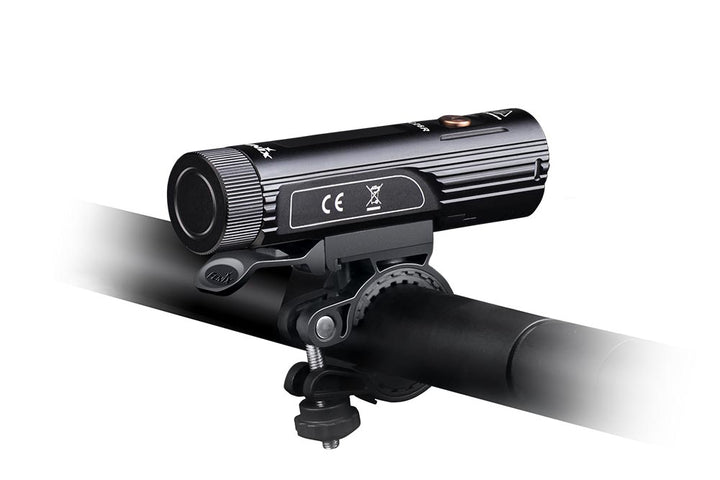 Fenix BC26R LED bike light as viewed from the back right