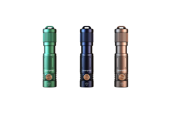 Fenix E05R Mini Keychain LED Flashlights in three colors