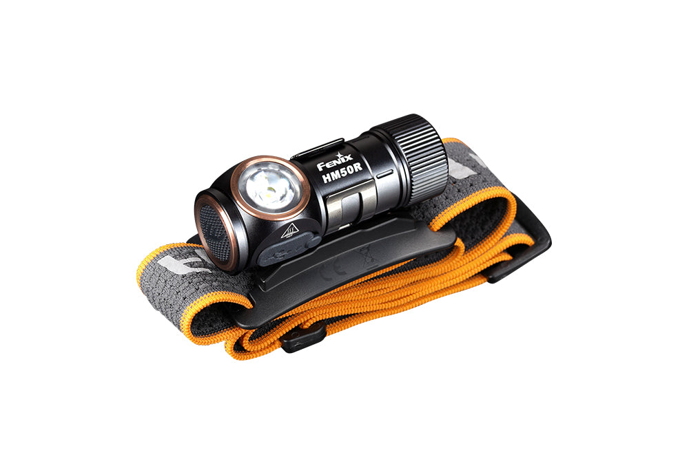 Fenix HM50R V2 LED headlamp with headband folded