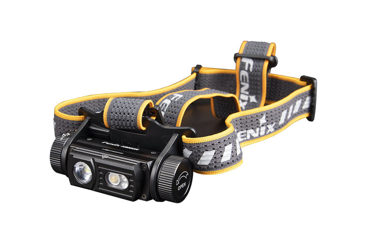Fenix HM60R LED headlamp with headband attached