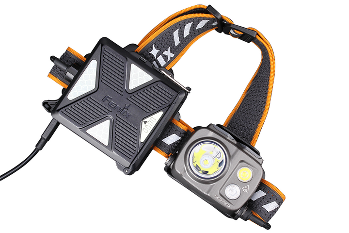 Fenix HP16R Rechargeable Headlamp with battery pack