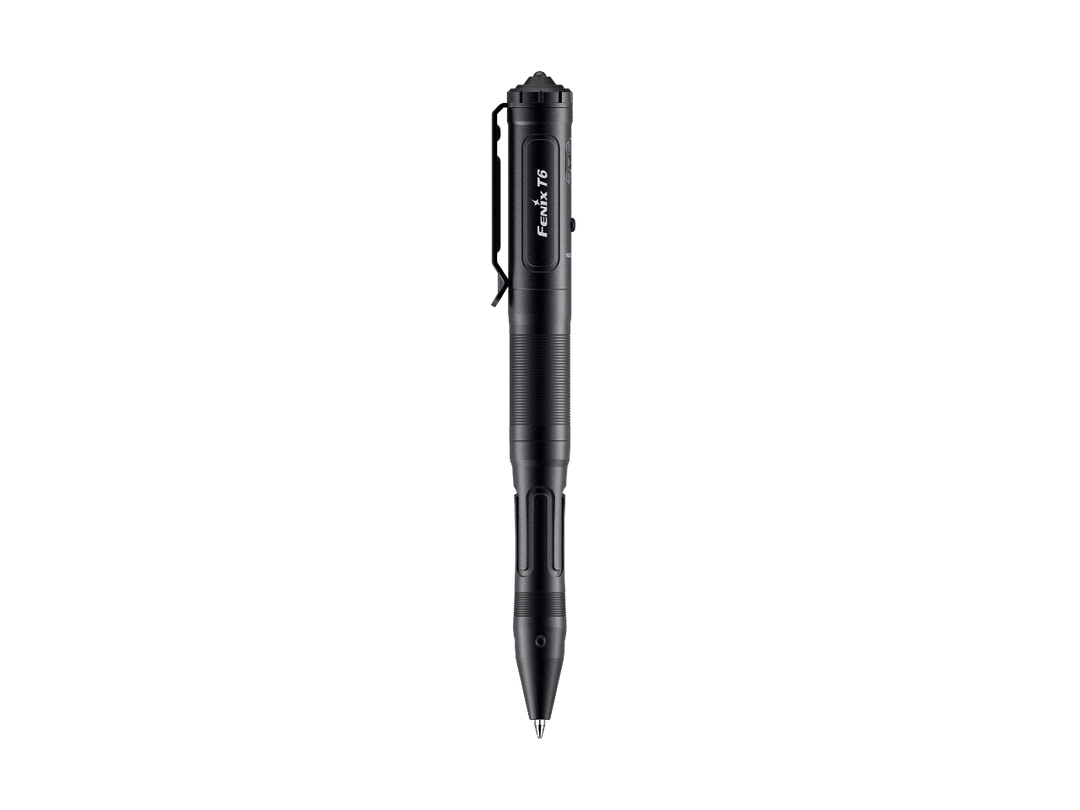 Fenix T6 Tactical Pen Light in black viewed from the back