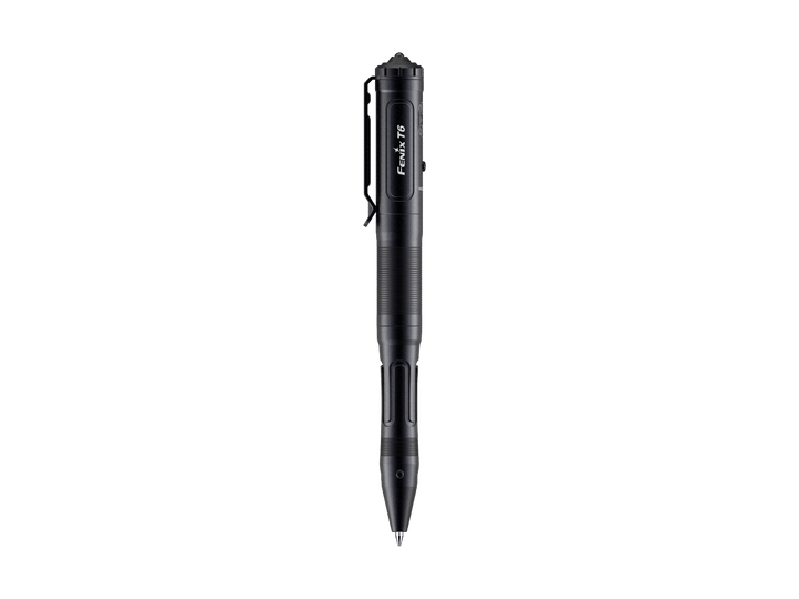 Fenix T6 Tactical Pen Light in black viewed from the back