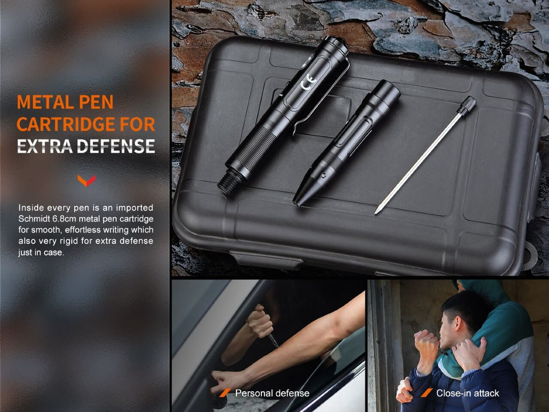 Fenix T6 Tactical Pen Light disassembled