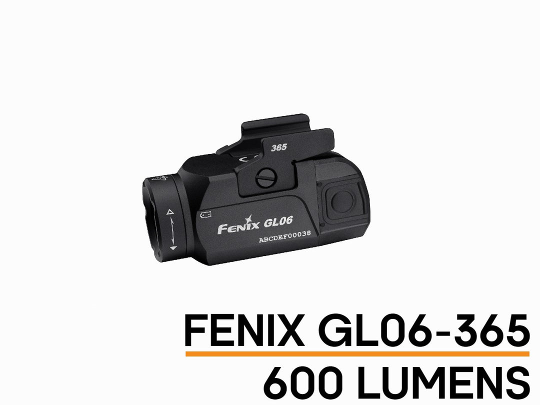 Lampe tactique LED Fenix GL06 Picatinny (600 lumens) - Armurerie
