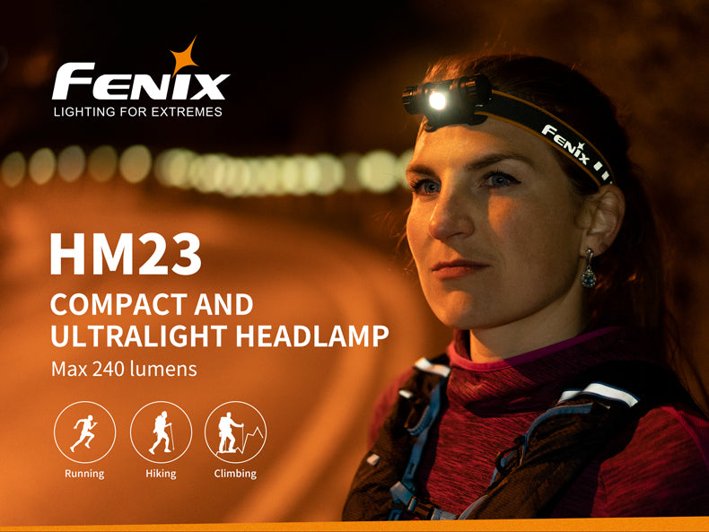 Fenix HM23 Compact Hiking and Running Headlamp – Fenix Store