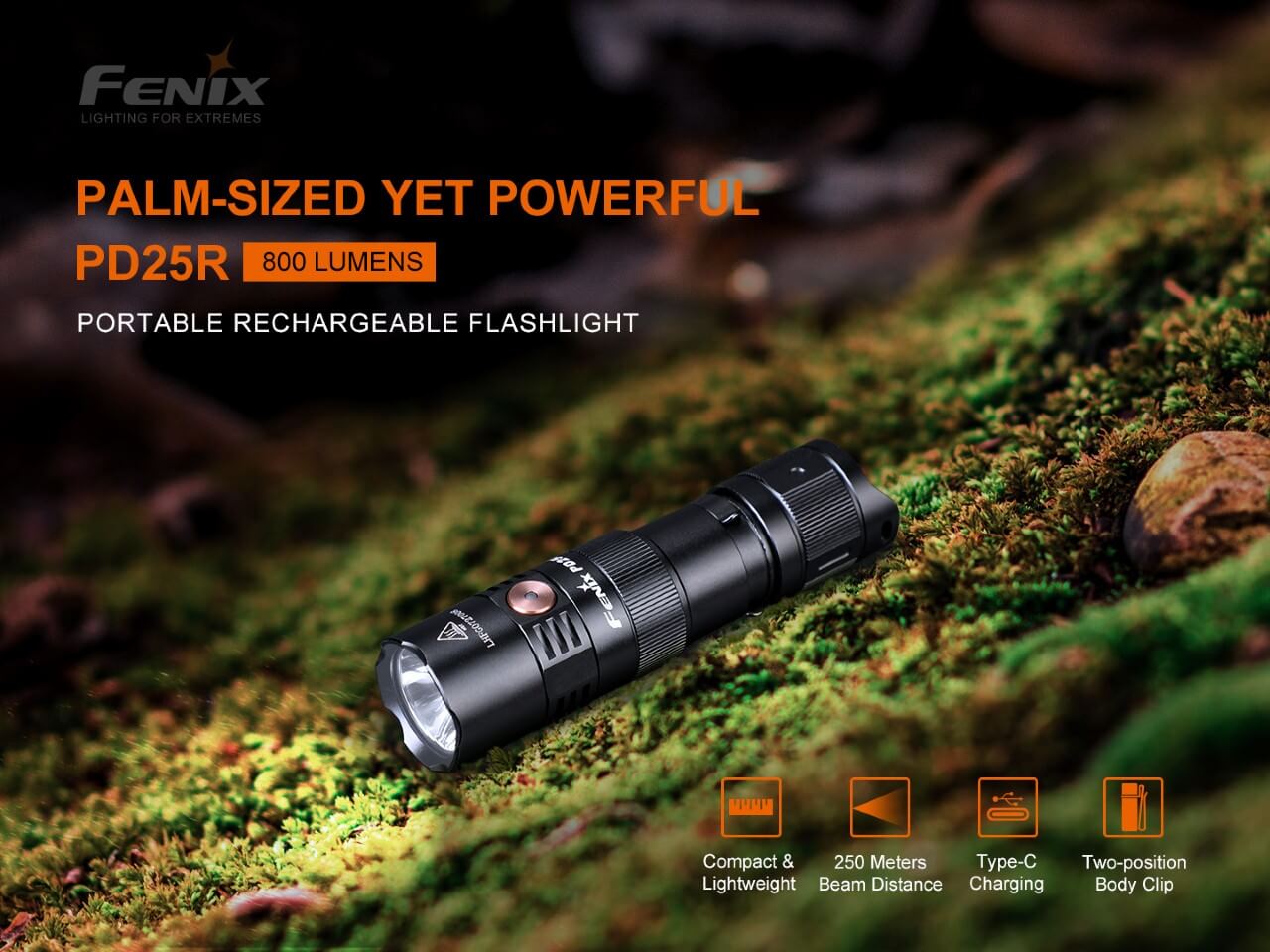 Fenix PD25R Rechargeable LED Flashlight – Fenix Store