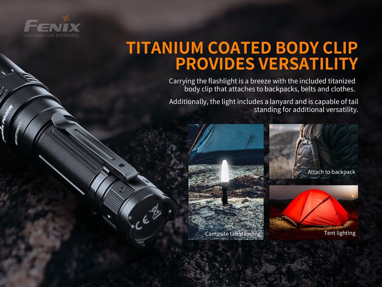 Fenix PD40R V2.0 LED Flashlight - 3000 Lumens