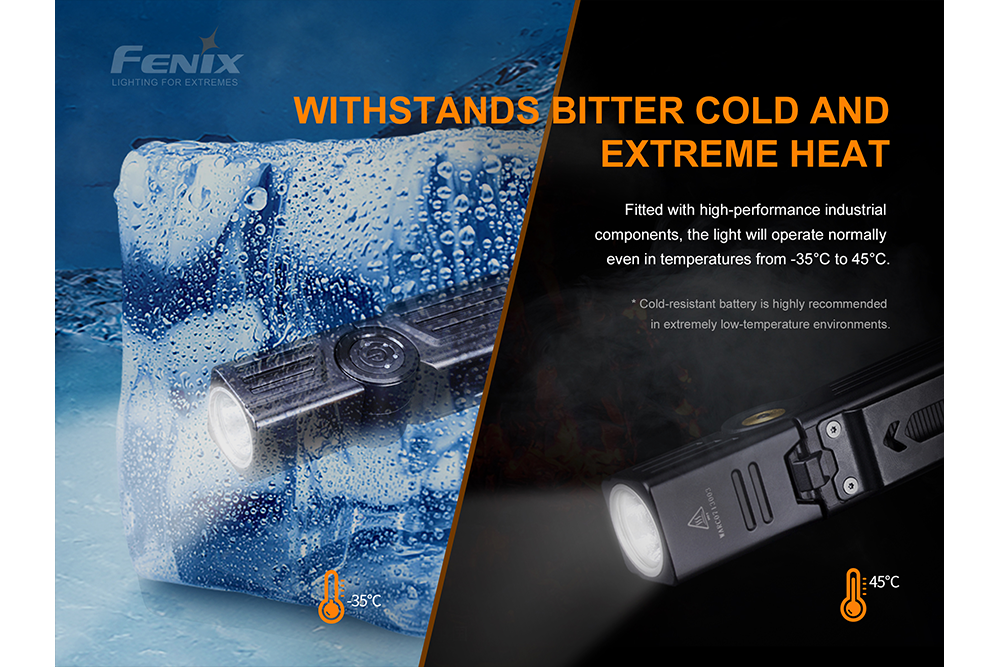 fenix 1000 lumen led flashlights Fenix WT25R Adjustable Head LED Flashlight