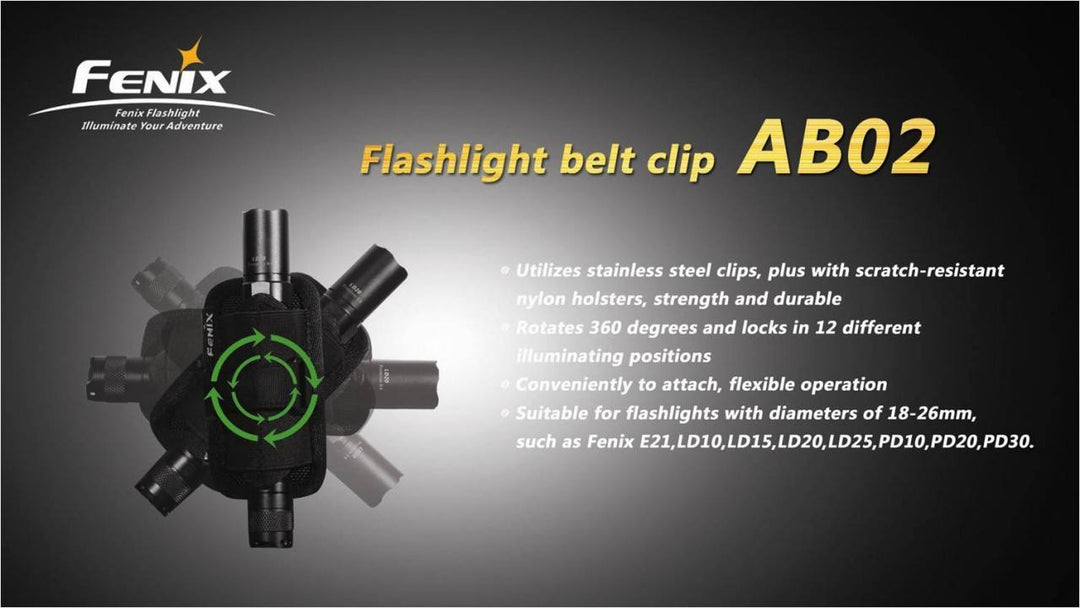 Fenix AB02 Belt Clip Holster - Fenix Store
