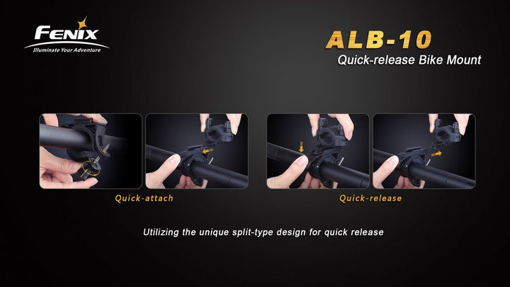 Fenix ALB-10 Quick-Release Bike Mount - Fenix Store