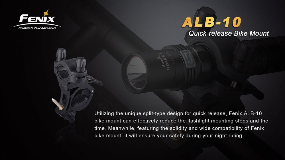 Fenix ALB-10 Quick-Release Bike Mount - Fenix Store
