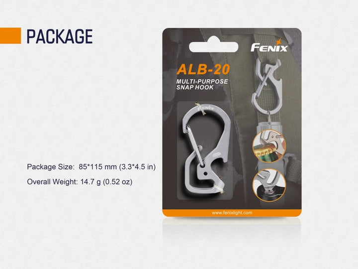 Fenix ALB-20 Multi-Purpose Snap Hook - Fenix Store